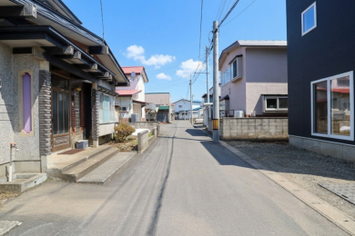 �O�ʓ��H�܂ތ��n�ʐ^�@���� �O�ʓ��H�B